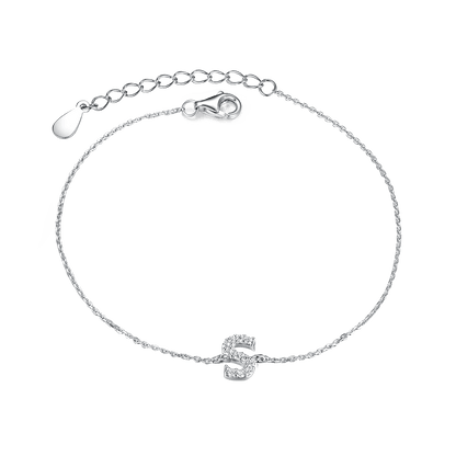 Bracelet with letter S