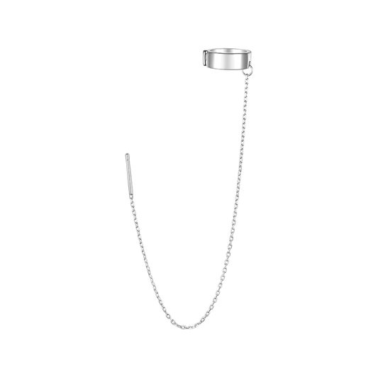 Basic Cuff-earring with a chain