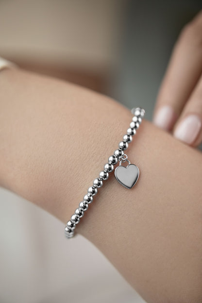 Heart balloon bracelet