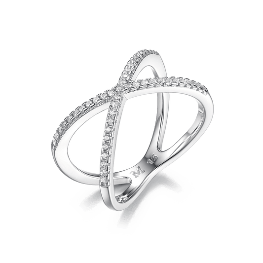 Ring X with stones on the phalanx