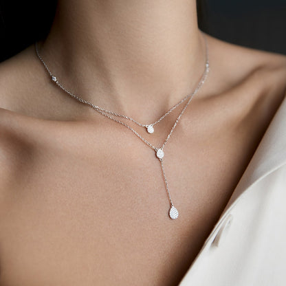 Tie-necklace Raindrops