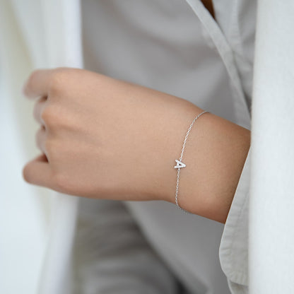 Bracelet with letter A