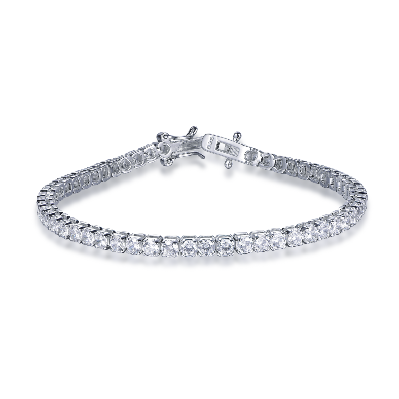 Tennis bracelet with stones 4 mm