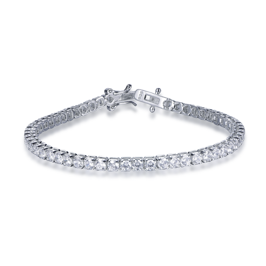 Tennis bracelet with stones 4 mm