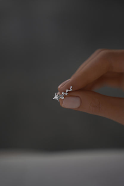 Earcuffs Polar stars