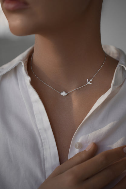 Necklace Jet to the clouds