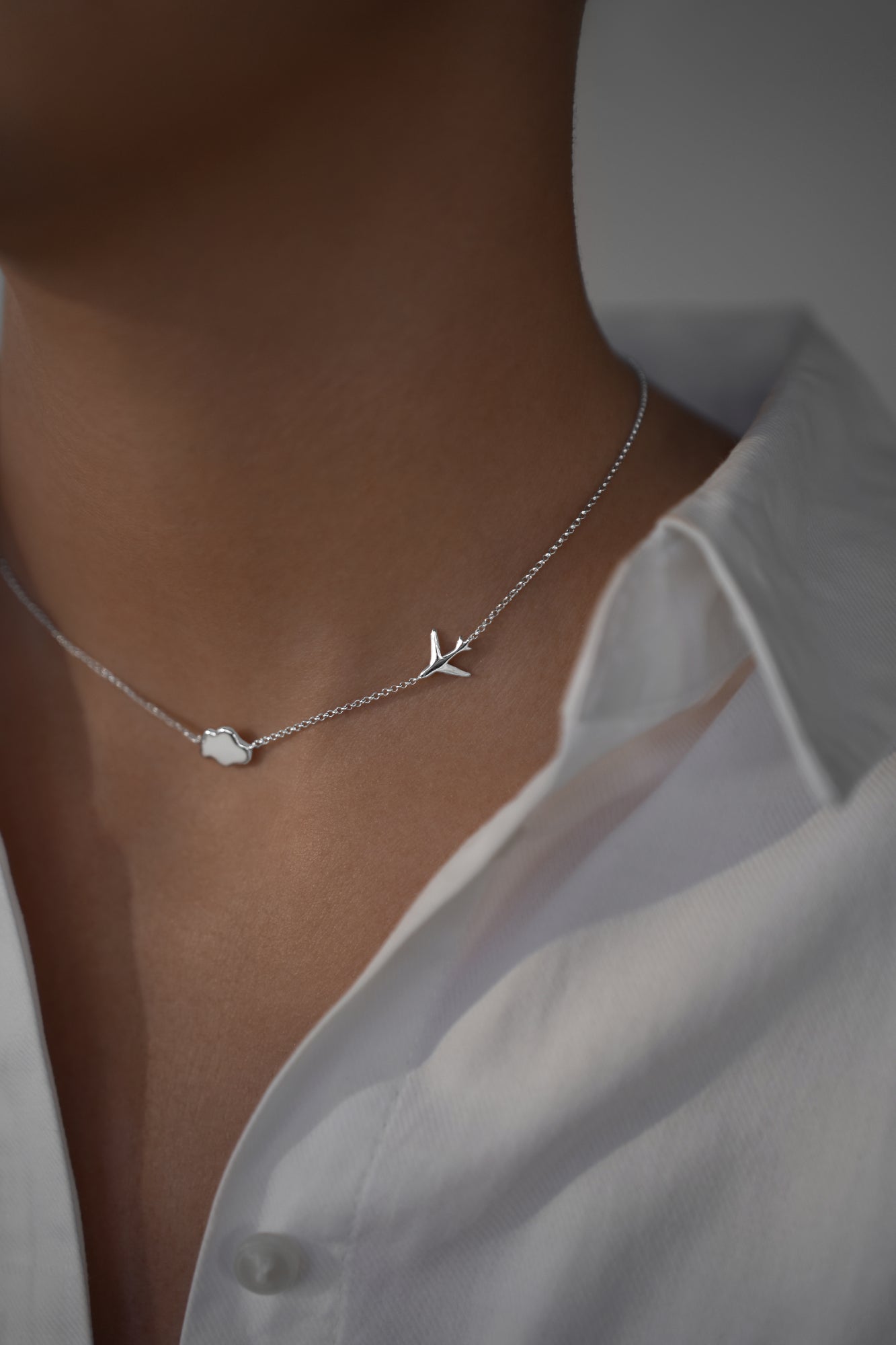 Necklace Jet to the clouds