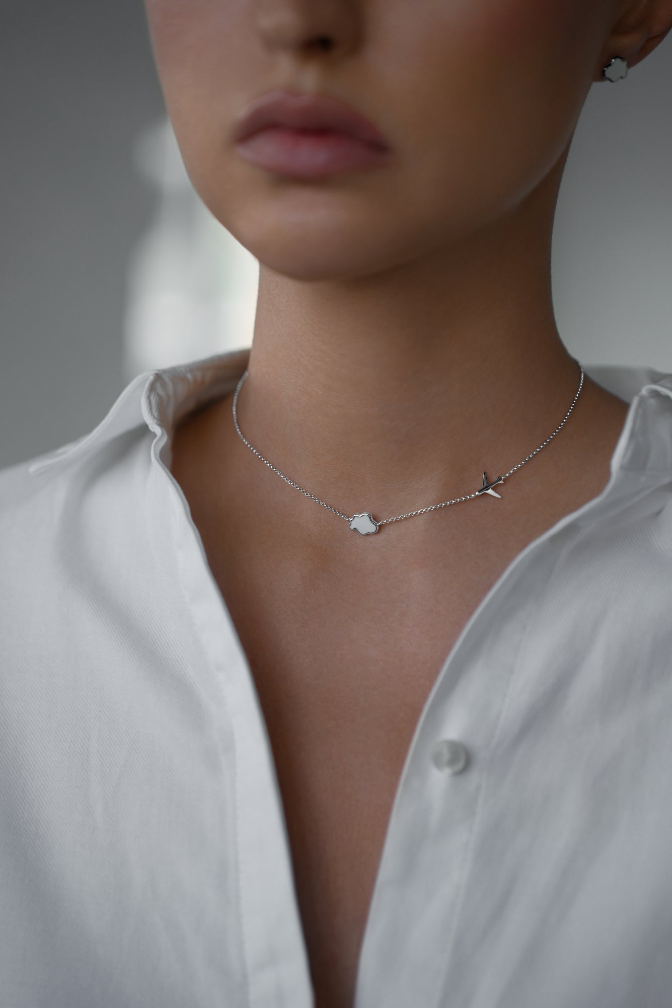 Necklace Jet to the clouds