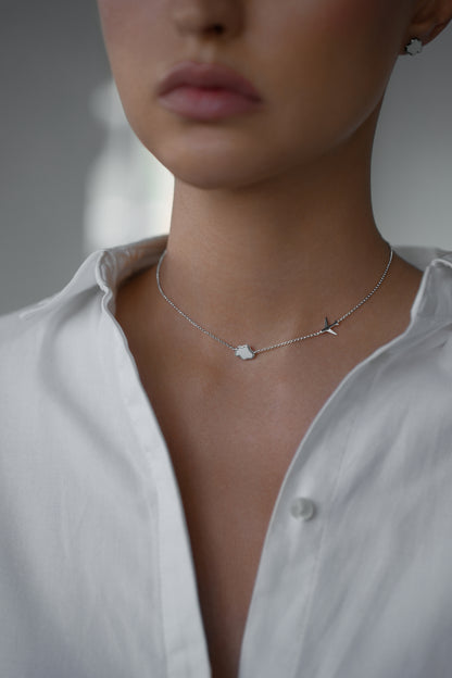 Necklace Jet to the clouds