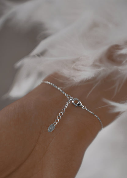 Bracelet Lucky with green stones
