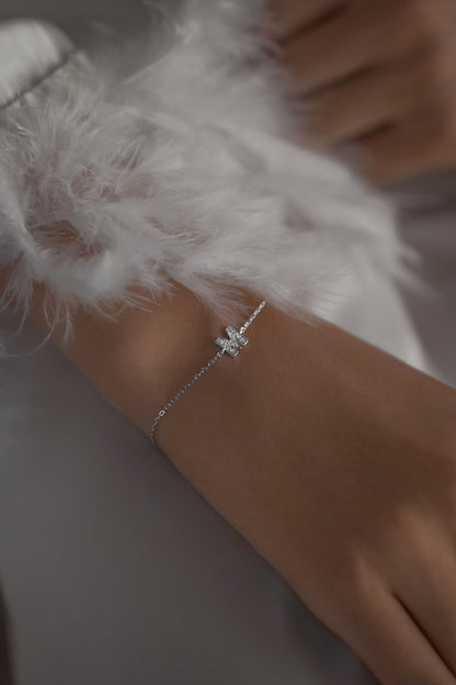 Bracelet with letter M