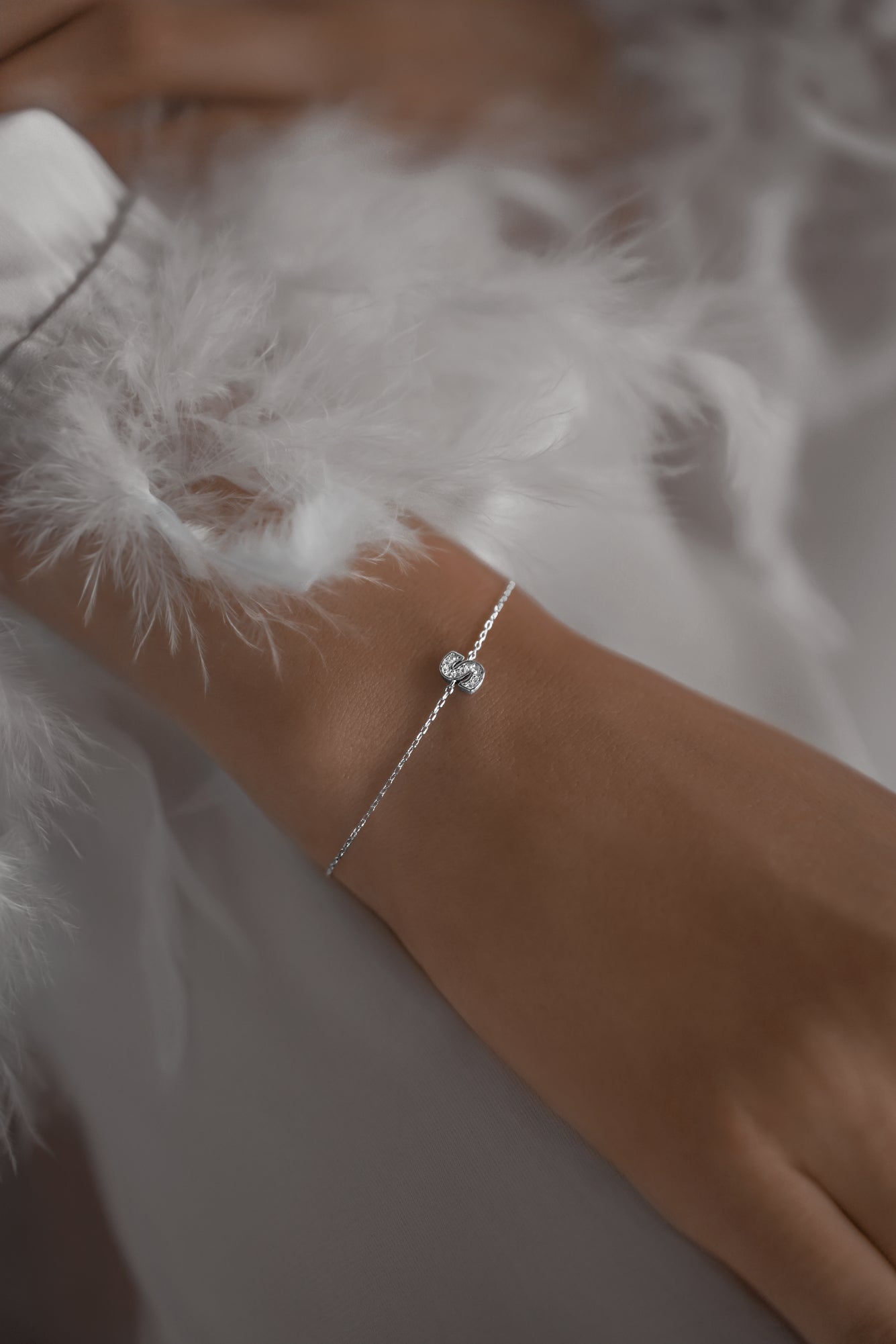 Bracelet with letter S