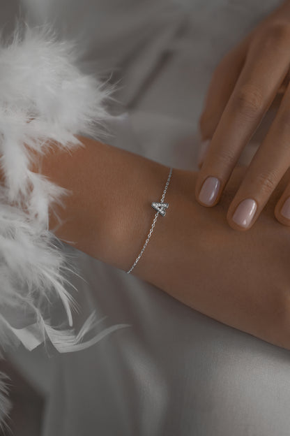 Bracelet with letter A