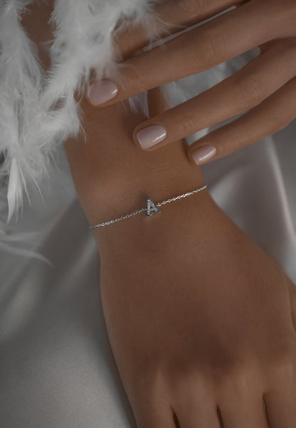 Bracelet with letter A