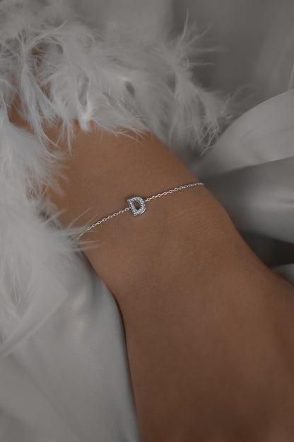 Bracelet with letter D