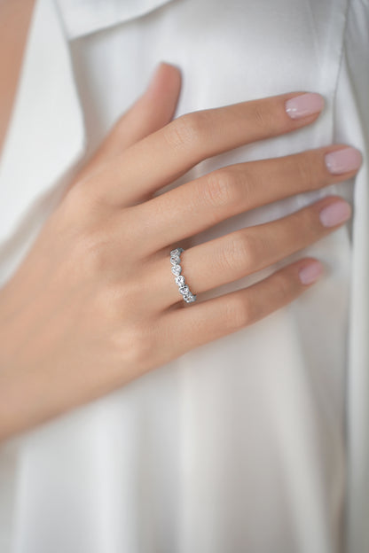 Ring path with hearts