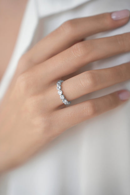 Ring path with hearts