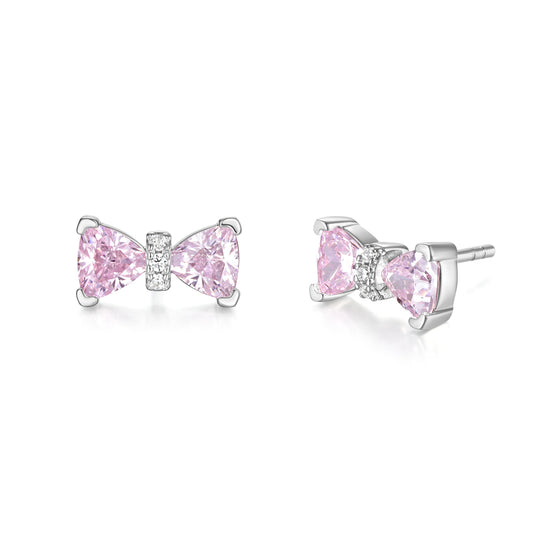 Earstuds Pink bow