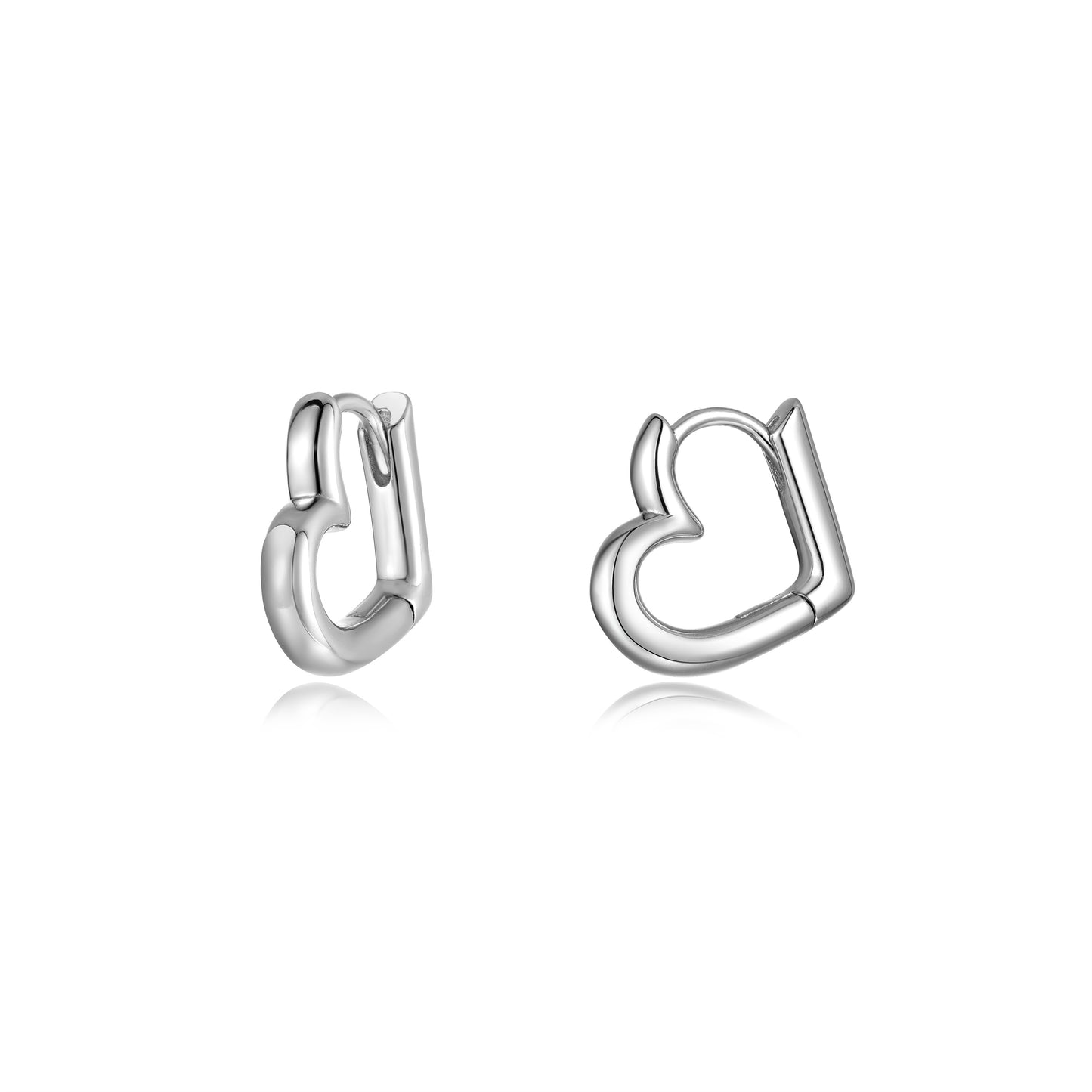 Earrings Heart Side-view