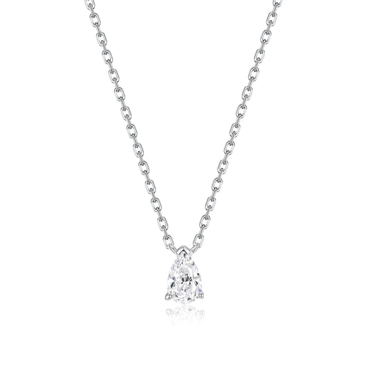 Necklace Pear cut CZ