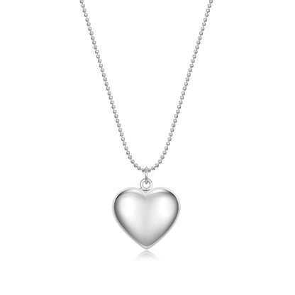 Necklace Buble heart 70 cm