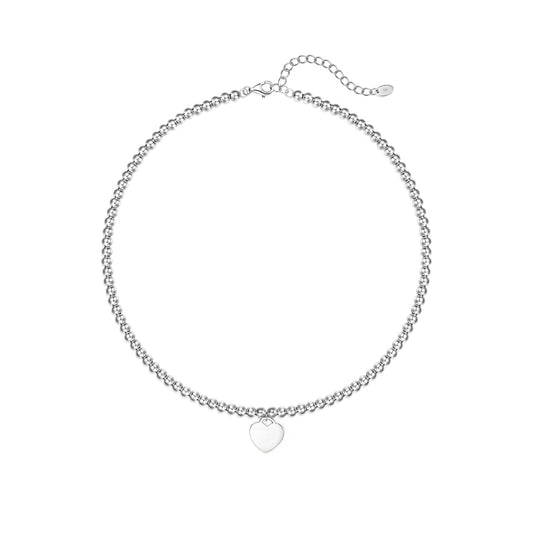 Ball Necklace with Heart