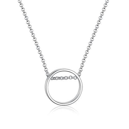 Necklace Circle without stones 40 cm