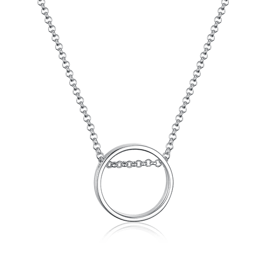 Necklace Circle without stones 40 cm