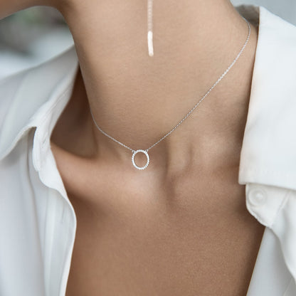Necklace Circle 10 mm (37cm)