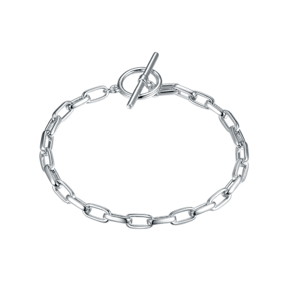Chain bracelet with decorative lock