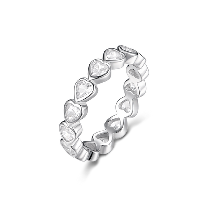 Ring path with hearts