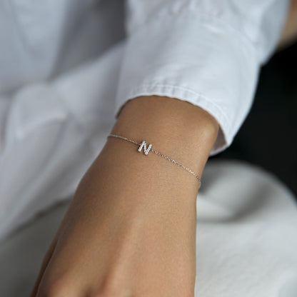 Bracelet with letter N