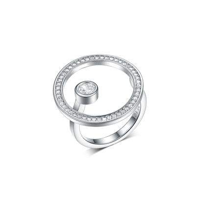 Ring Echo with stones