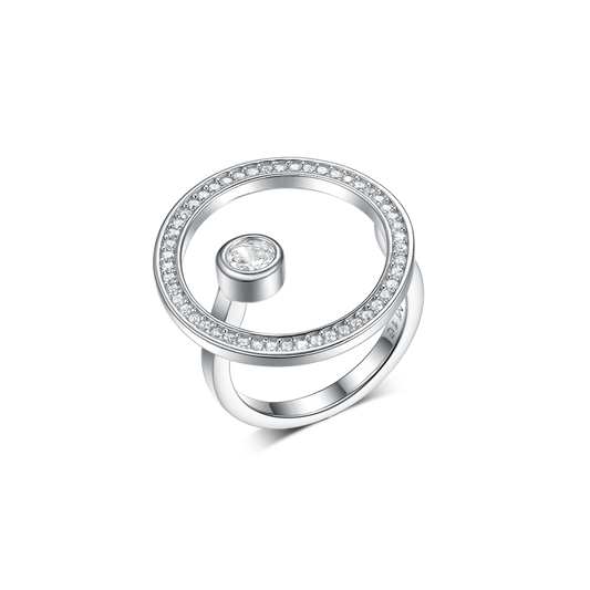 Ring Echo with stones