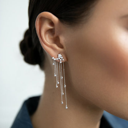 Jacket earrings Starfall