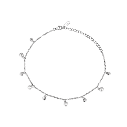 Anklet Rain with Pearls