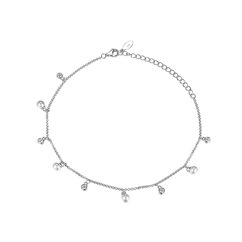 Anklet Rain with Pearls