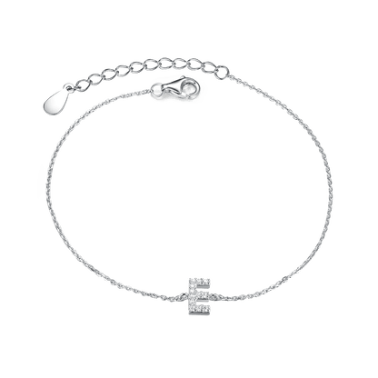 Bracelet with letter E