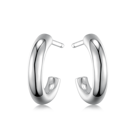 Hula hoop earrings 1.4 cm