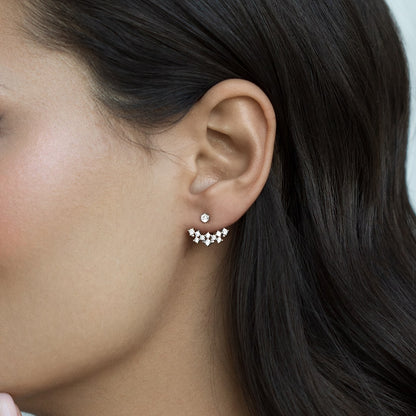 Earrings-jackets Veil