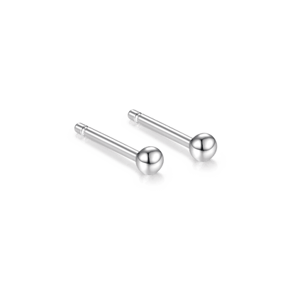 Earrings spheres 2.5 mm