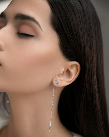 Broach-earrings Heart
