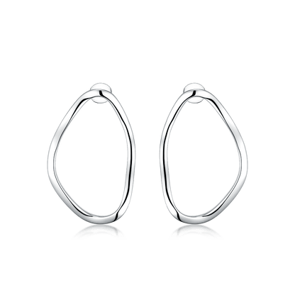 Abstract earrings Puddles