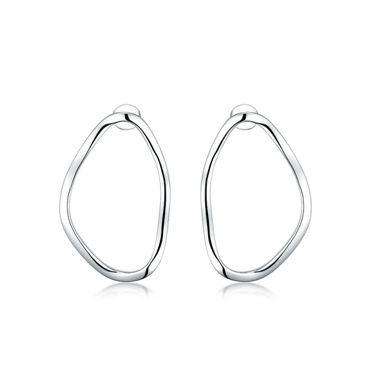Abstract earrings Puddles