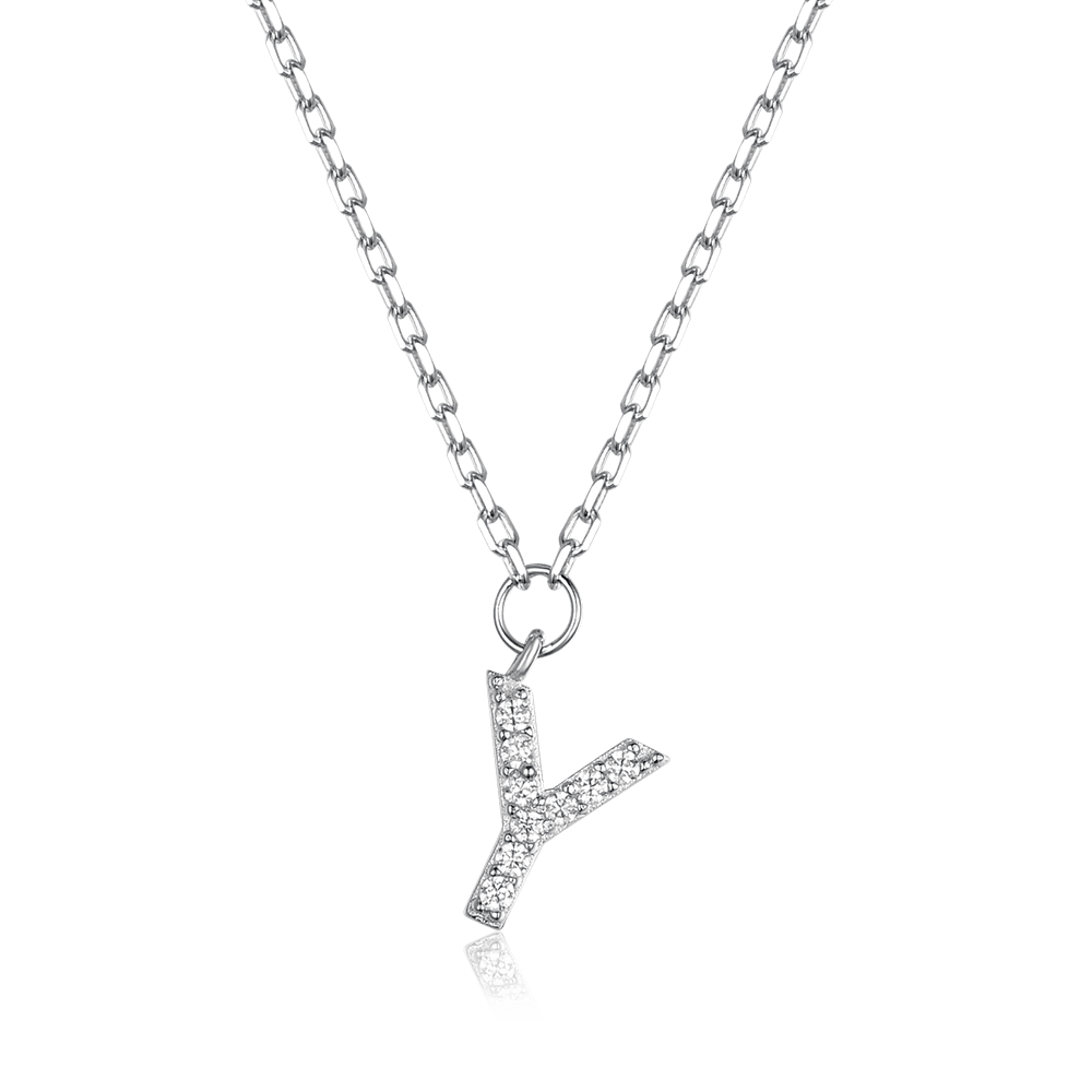 Necklace with letter Y