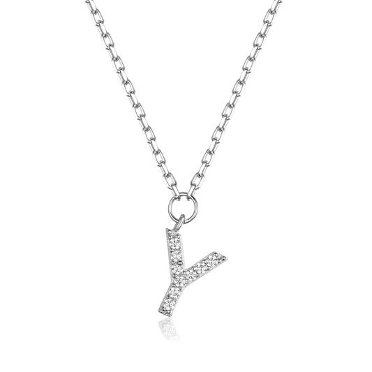 Necklace with letter Y