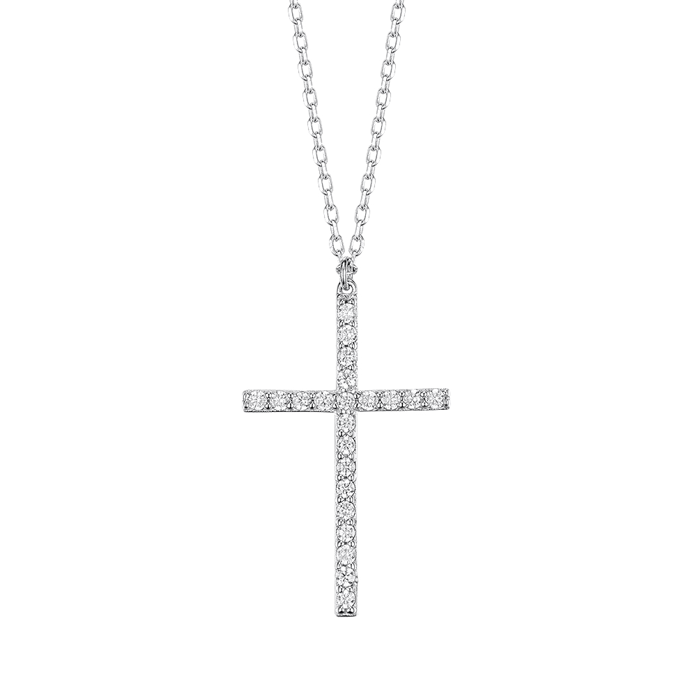 Necklace with a big cross