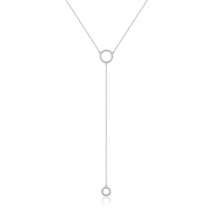 Necklace-tie with circles