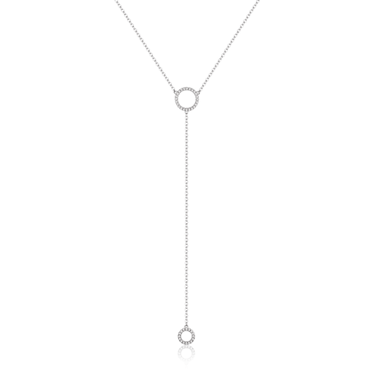 Necklace-tie with circles