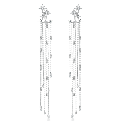 Long Jacket Earrings Polar Star